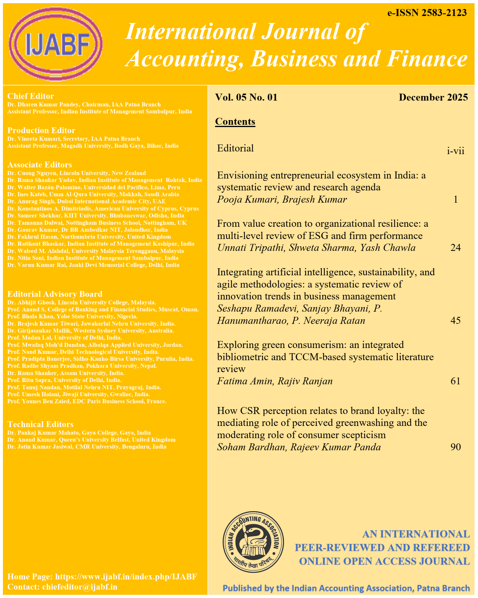 					View Vol. 5 No. 1 (2025): December 2025
				
